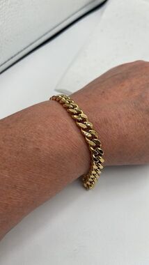 18K Gold Plated big bold chain bracelet